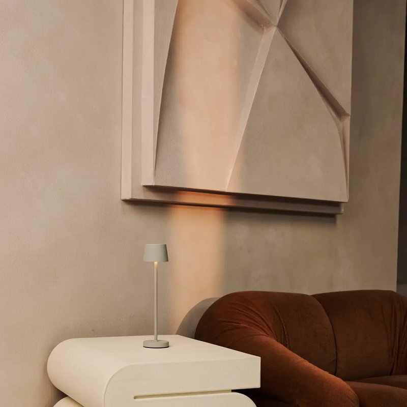 Vondel Mini Shadow Grå Trådløs Lampe