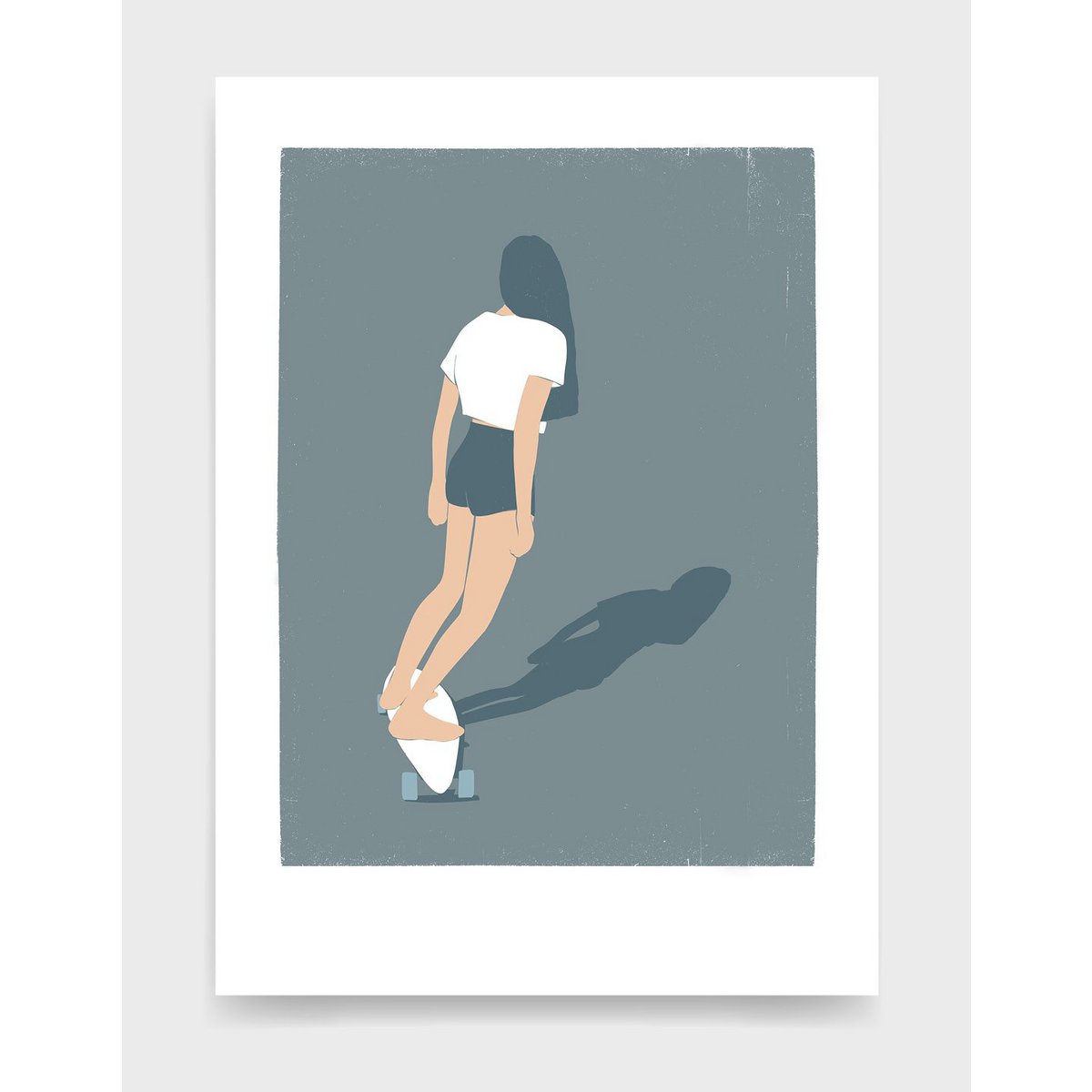 Fille de planche à roulettes II
