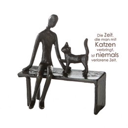 Design Sculp."Dedication" poleret H.12cm