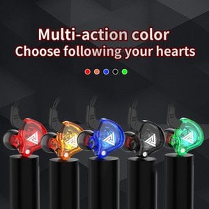 3,5 mm kabel bedrade oortelefoon QKZ AK6 HiFi-geluidskwaliteit oortelefoon met draad Gaming-headset Gamer-hoofdtelefoon Bass goedkope verkoop oordopjes