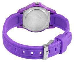 Q&Q children's/youth watch with silicone strap, 10 ATM, purple