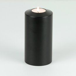 ¡Pecado! Tallador de correos Vela permanente Classic Black ∅ 8 cm