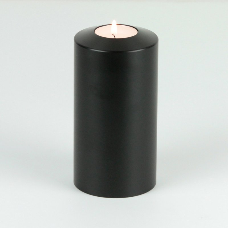 ¡Pecado! Tallador de correos Vela permanente Classic Black ∅ 8 cm