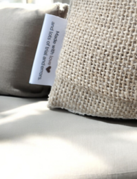 Line & Jute Pude 30x50
