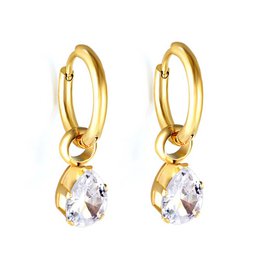 ARIADNE - Hoop earrings with Zircon