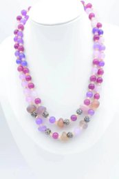 Collier sautoir fantaisie pierre