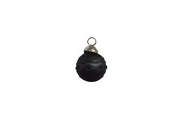 Glass ball Black mat 2,5 cm - 3 different designs