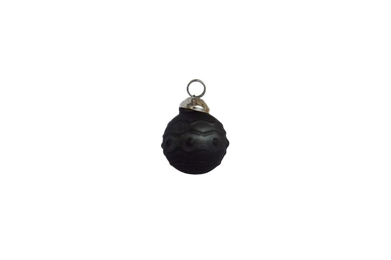 Glass ball Black mat 2,5 cm - 3 different designs