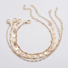 SET OF 4 THIN BRACELETS - GOLD-PLATED - ELODIE MODEL