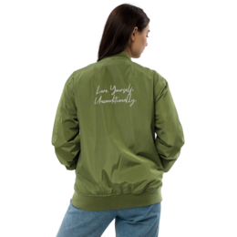 Premium bomber jacket Self Love Premium recycled bomber jacket