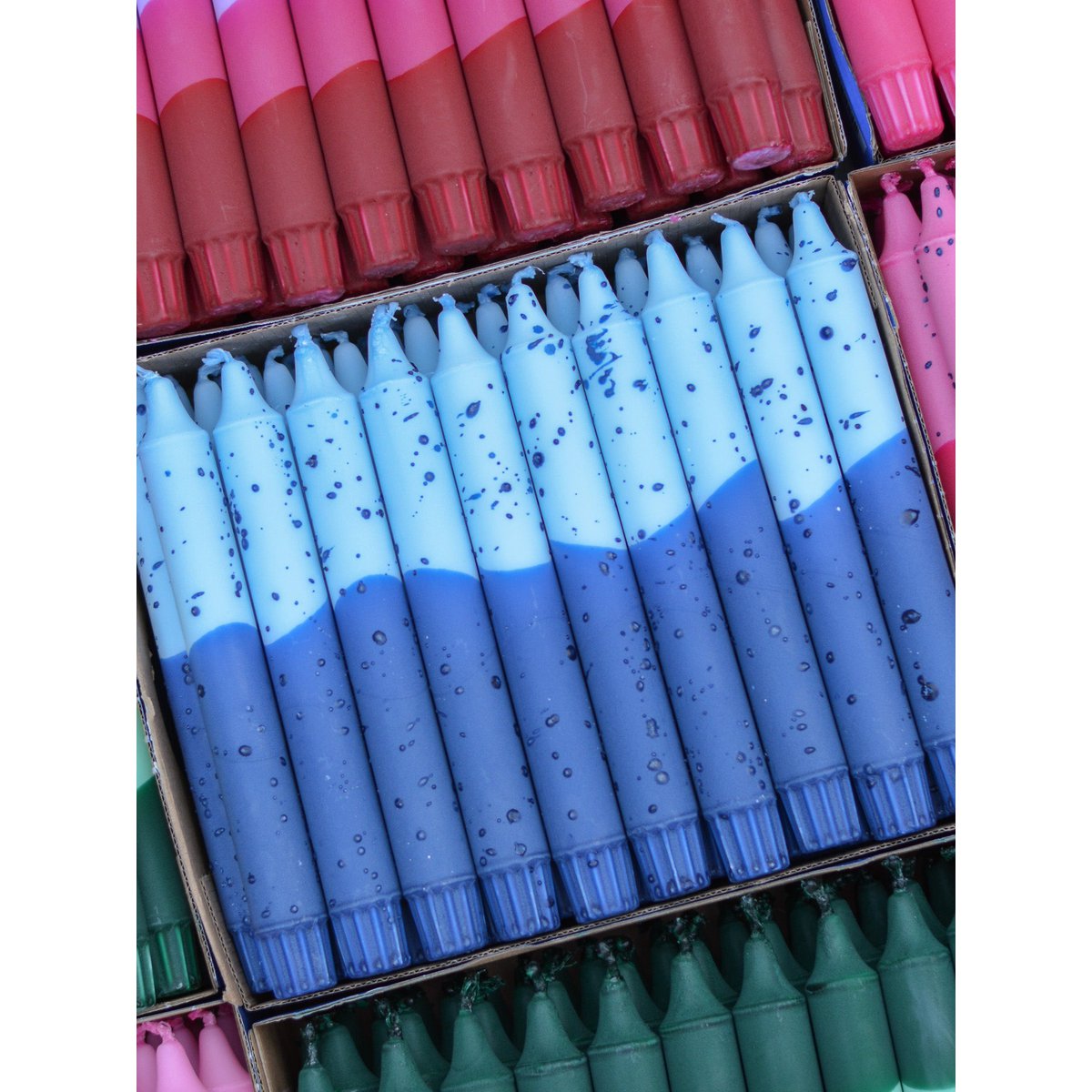 Stabkerzen Frühling – Blueberry Fizz Confetti
