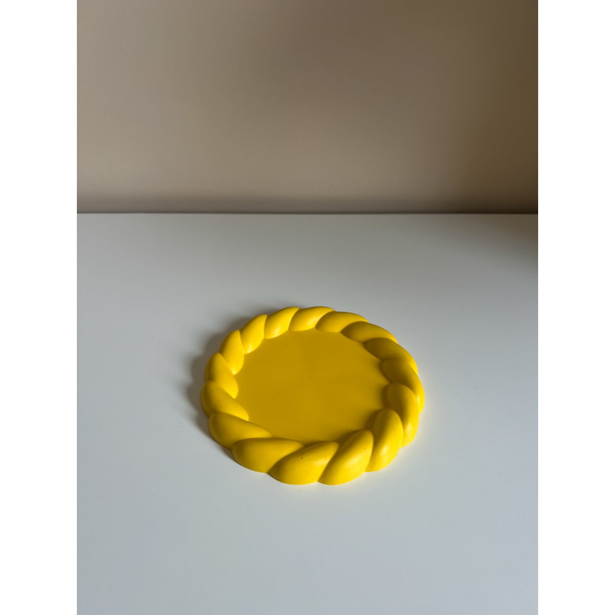 Vassoio Twist Giallo