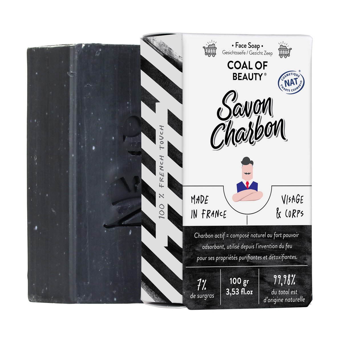 COAL OF BEAUTY - Naturlig ansigts- og kropssæbe