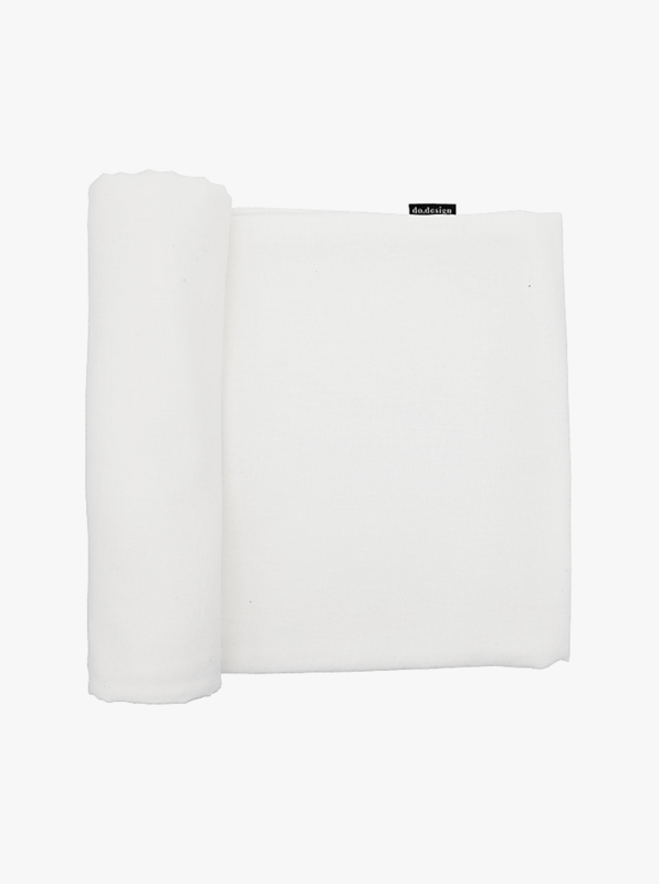 Linen Tablecloth Off White (250x145 cm)