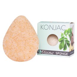 Konjac svamp til ansigtet valnød - blød skrælning