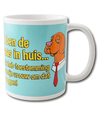 Taza divertida Jefe en la casa