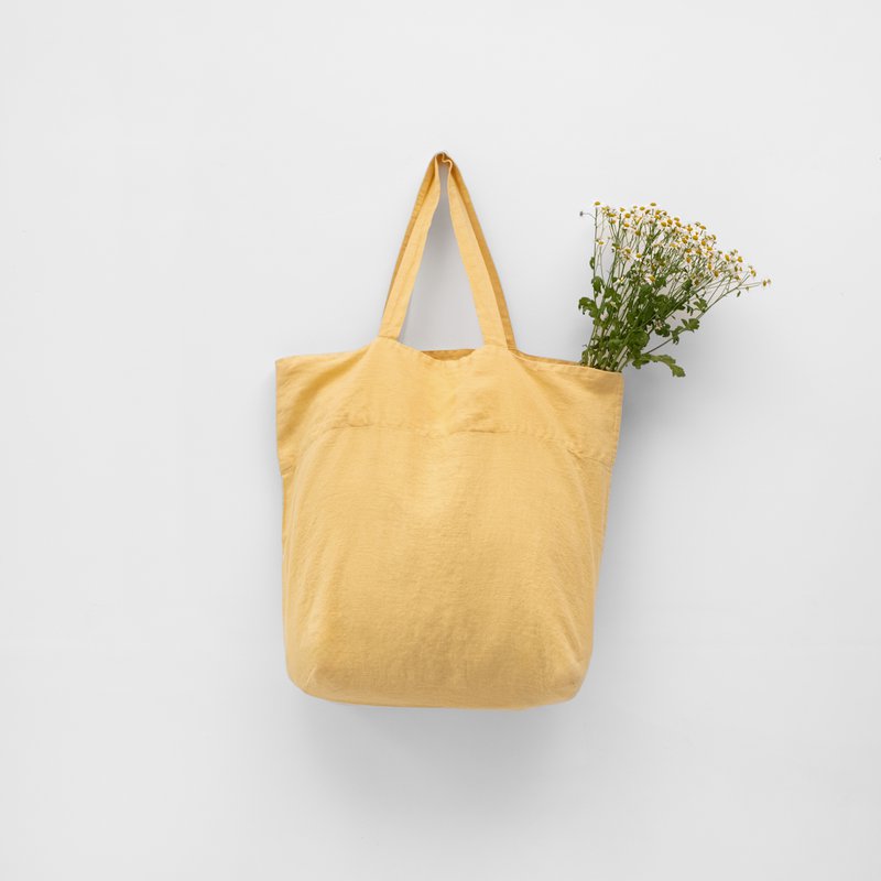 Butter Linen Big Bag