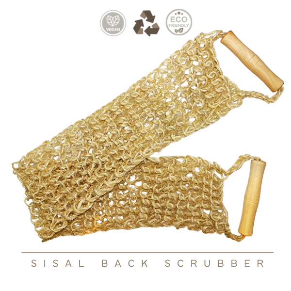 green-goose Rückenschrubber Sisal Bambus