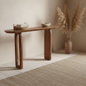 Bullnose consolet table brown