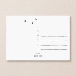 Postkarte | Rosa Wolken
