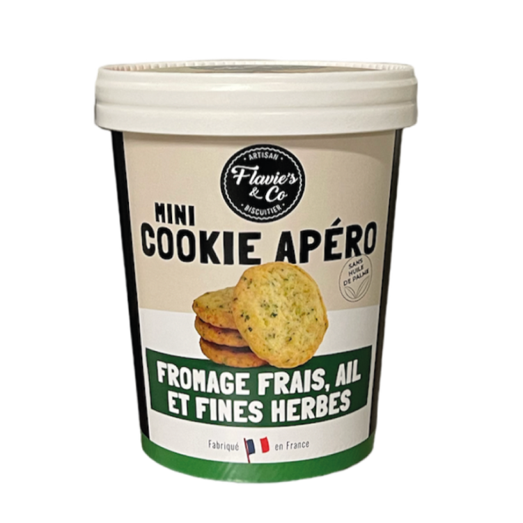Mini-Apéro-Keks: Frischkäse, Knoblauch und feine Kräuter