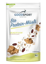 ØKOLOGISK proteinmüsli, cunchy hamp med spirede frø