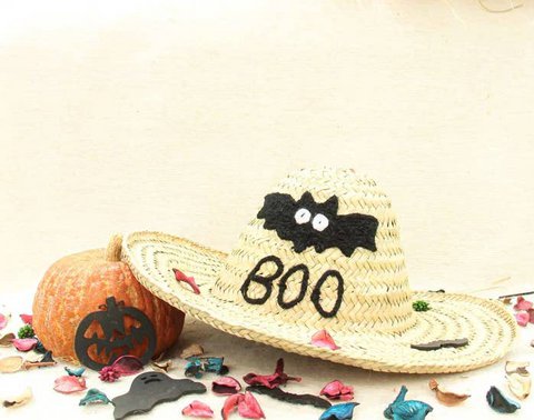 Halloween-Strohhut