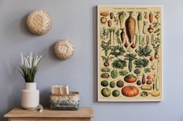 Plakat Vintage grøntsager