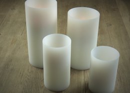 Péché! Insérer un support de bougie permanente blanc ∅ 8 cm