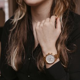 Valeria | Oro | maglia | 38 mm