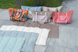 Rejsetaske "Pink & Beige"