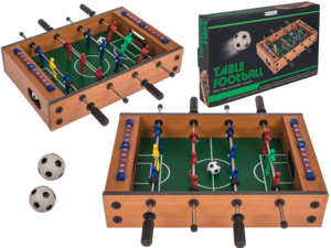 Tischfußball aus Holz, Kicker,