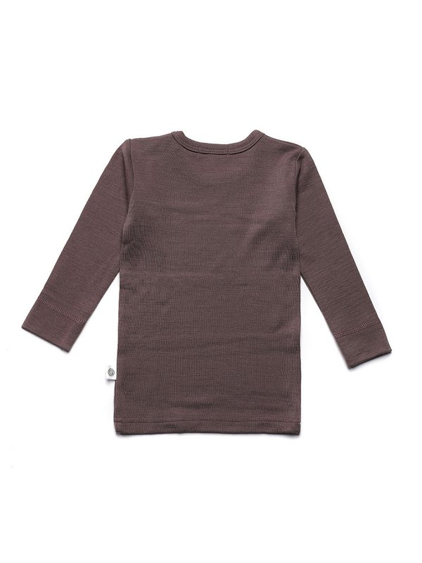 Jersey de lana para bebé niño - Lana merino - Peppercorn