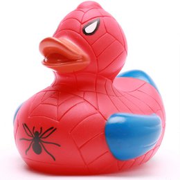 Supereroe paperella di gomma rosso-blu - paperella di gomma