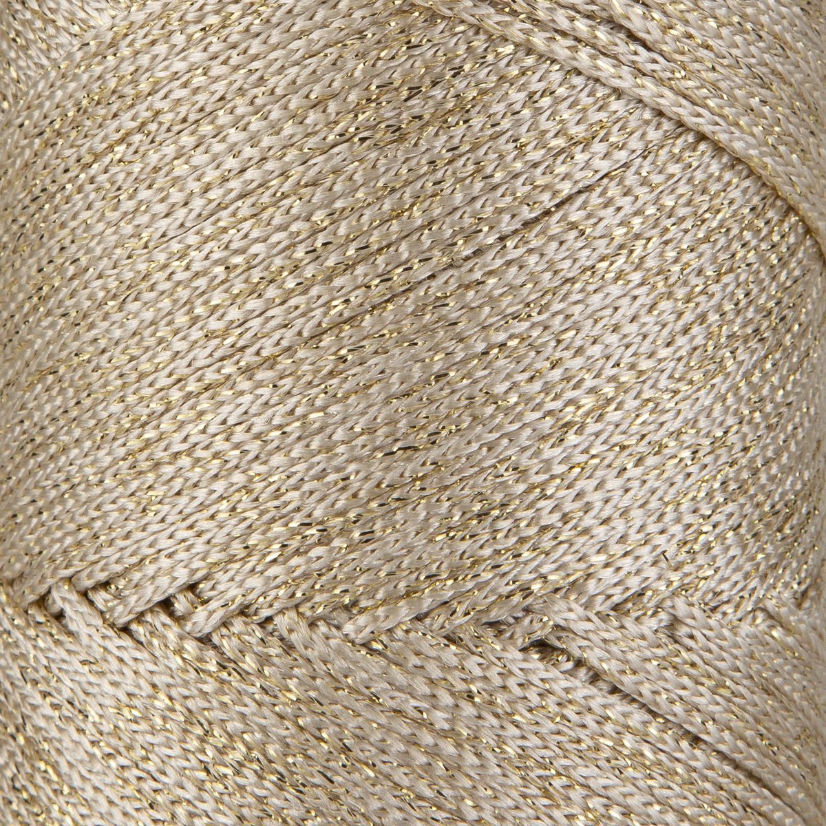 Sensy Premium 2mm Sparkle - 250 m Sznurek do makramy, 90% polipropylen / 10% poliester
