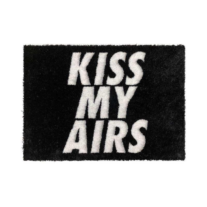 Alfombrilla Sneaker - Kiss my airs - negro
