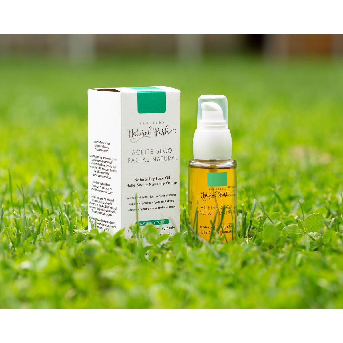 Natural dry face oil - Vitam. E