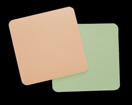 Lunar onderzetters Green/Peach | 10 x 10 cm