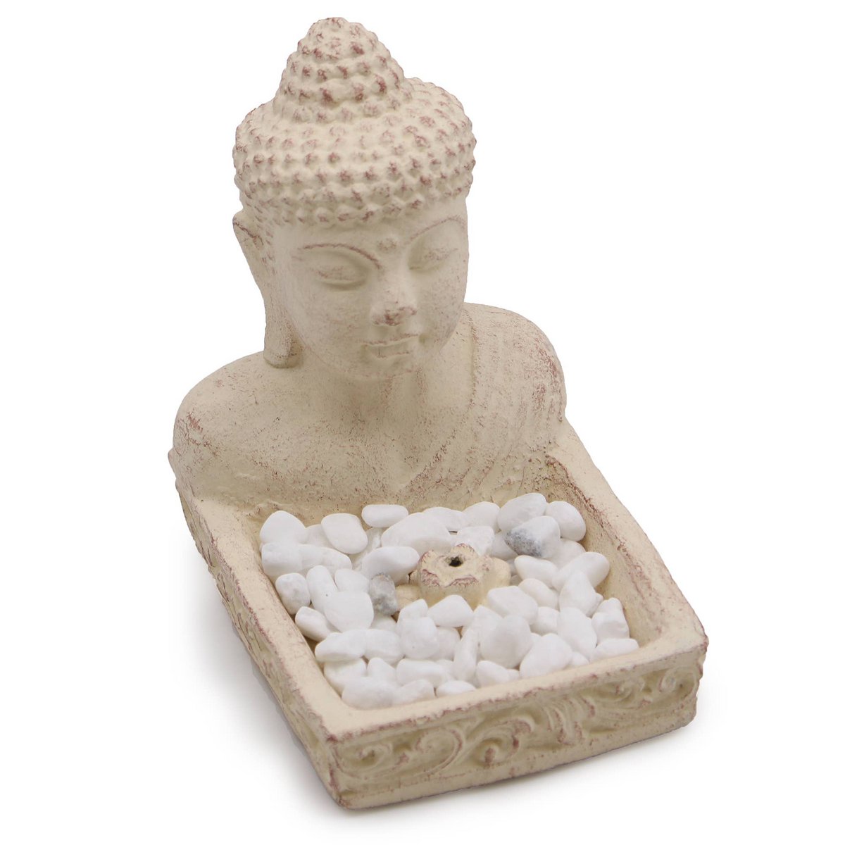 Boeddha Feng Shui Wierook (crème)
