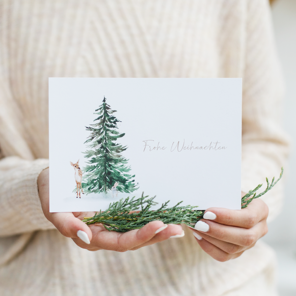 Postkarte "Frohe Weihnachten"