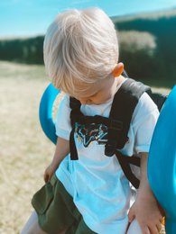 MiniMe â™»ï¸ Dziecięca torba z poliestru z recyklingu w kolorze czarnym