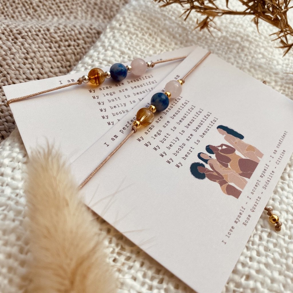 Edelsteinarmband - Ich bin perfekt