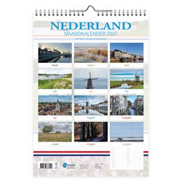 0005 Nederland maandkalender Weide met Koeien 2027