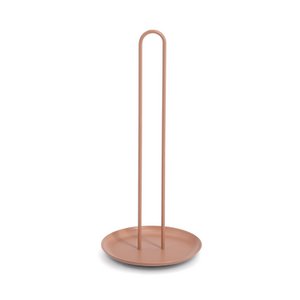 Kitchen roll holder, metal, mocha