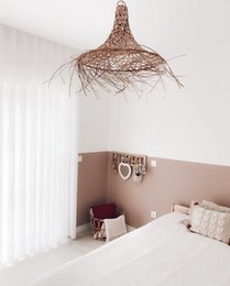 Paralume in rattan Mangsit - M
