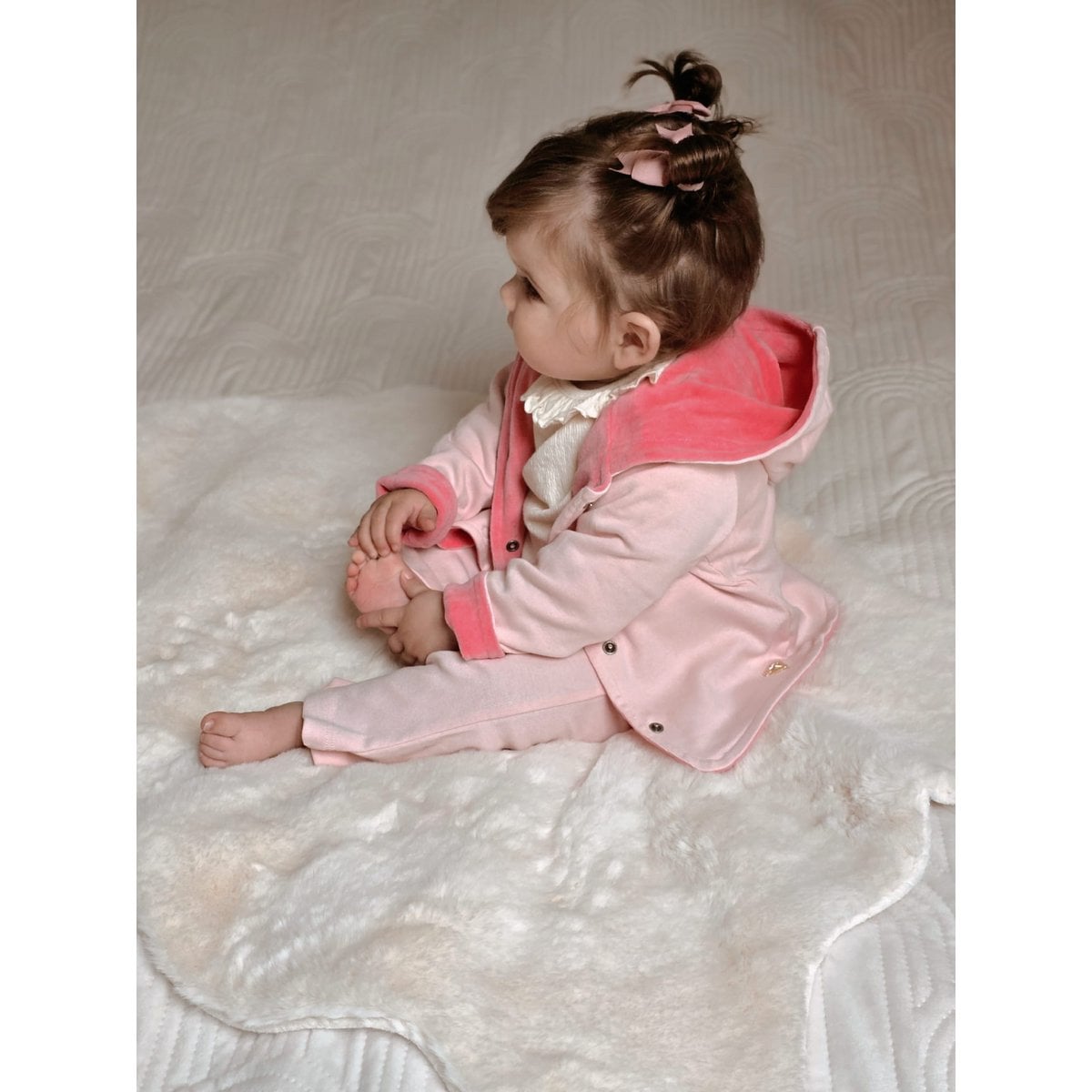 Little Chiq Baby Velor Jacket – Reversible & Ultra-Soft – Exclusive Baby Fashion