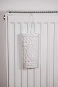 Ceramic humidifier feather white Isabelle Rose