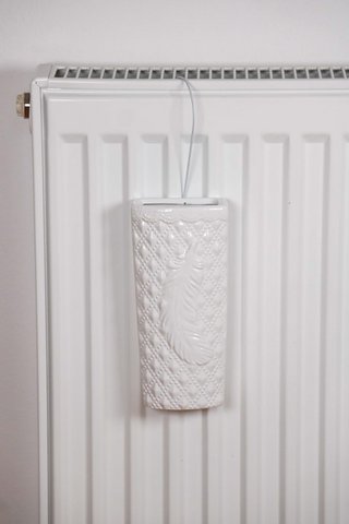 Ceramic humidifier feather white Isabelle Rose
