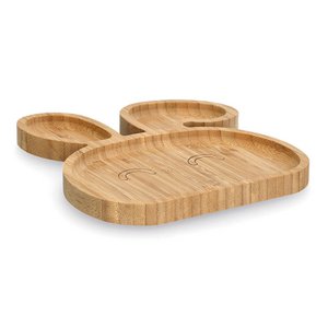 Snackteller "Hase", Bambus FSC 100%
