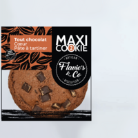 Maxi Cookie all chocolate – heart spread